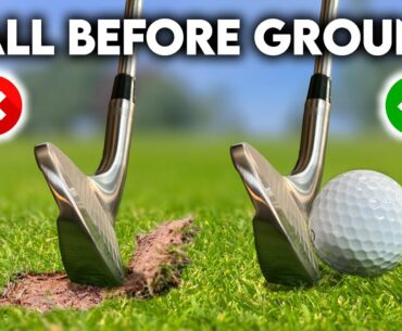 How to Hit Golf Ball First Then the Ground (PERFECT contact every time!)