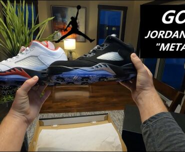 JORDAN GOLF!! Unboxing the Jordan 5 Low 'Metallic"