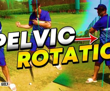 CONTROLLING Your Golf Swing - Lower Pelvic Rotation Drill