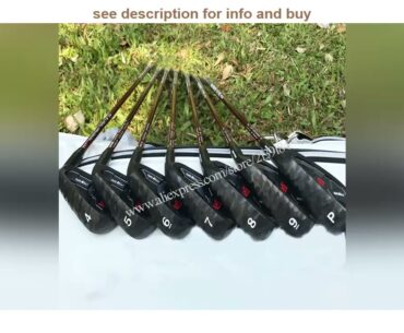 Buying Guide Men New Golf Clubs MTG itobori Golf irons 4-9 P Clubs irons Set Graphite shaft  or Ste