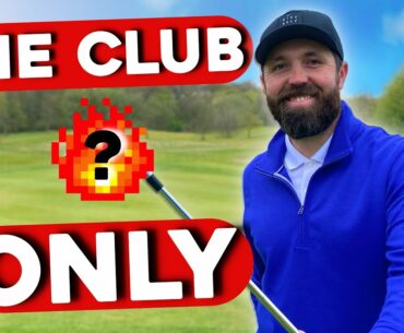 I play golf with ONLY 1 CLUB!