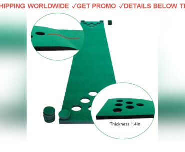 [Promo] $50.72 KOFULL Golf Training Putting Green Mat Trainer Beer Pong Game Practice Supplies