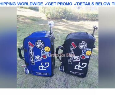 [Promo] $125 New PG Golf bag High quality Golf clothing bag 2 colors in choice Golf hand bag Free s