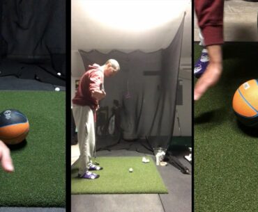Swing theory: right wrist wedge "roll the ball"