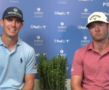 Billy Horschel and Sam Burns Tuesday Press Conference 2021 Zurich Classic of New Orleans