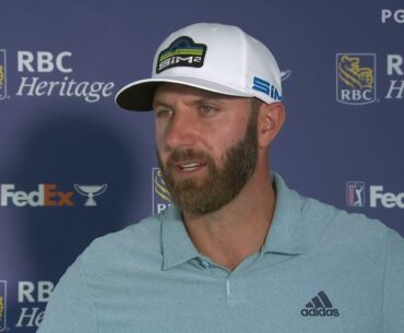 Dustin Johnson Thursday Flash Interview 2021 RBC Heritage