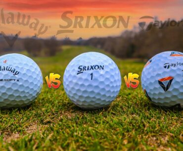 TAYLORMADE vs CALLAWAY vs SRIXON | Best Golf Ball 2021