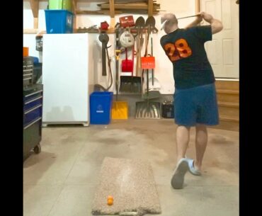 Golf Swing in the Garage