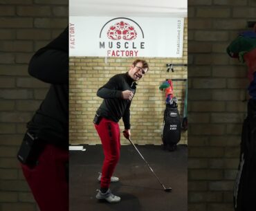 Try this drill to fix early extension #SHORTS