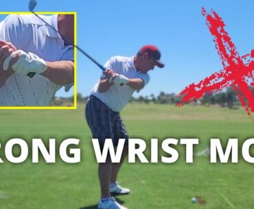 This is the Wrong Wrist Move in the Golf Swing