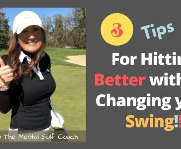 3 Steps to Hitting Better without Changing Your Swing!