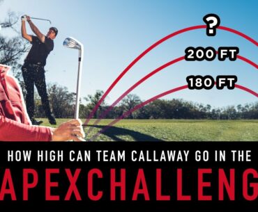 APEX CHALLENGE: How high can Callaway Tour Pros hit their Apex Irons?