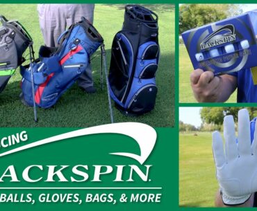 Introducing Backspin Golf Balls, Gloves, Bags & More