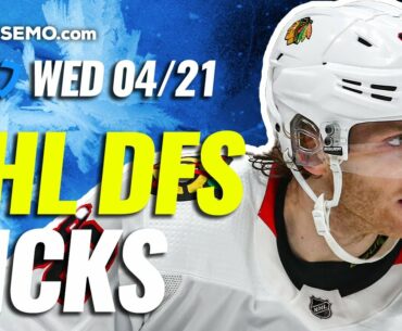 NHL DFS PICKS: DRAFTKINGS & FANDUEL DAILY FANTASY HOCKEY STRATEGY | TODAY WEDNESDAY 4/21