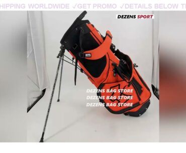 [Cheap] $215 DEZENS NEW 8.5inch Standard Ball Cart Gray Golf Bag Cart Tripod Bag Stuff Golf Set