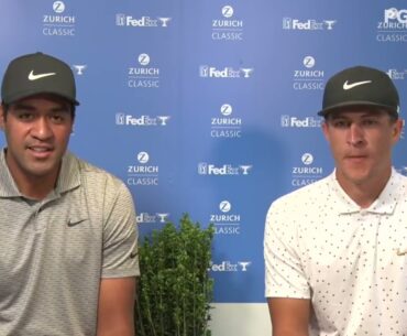 Tony Fianu and Cameron Champ Tuesday Press Conference 2021 Zurich Classic of New Orleans