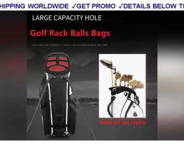 [DIscount] $130.09 PGM Golf Bracket Pack Waterproof Golfing Standard Ball Bags Bracket Gun Bag Hold