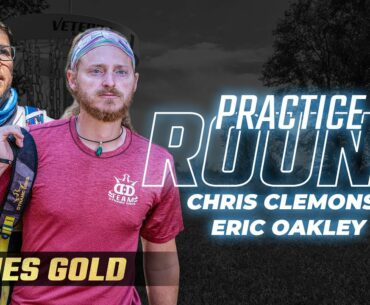 Eric Oakley and Chris Clemons practice Jones Gold in the wind! | Dynamic Discs Open Practice Round