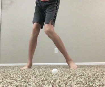 Ping pong ball hit by golf club at 60 FPS