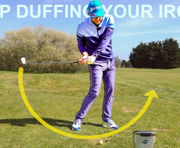 The best IRON striking GOLF SWING drills stop duffing iron shots