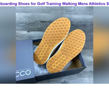 Man Skateboarding Shoes for Golf Training Walking Mens Athletics Spiked Golf Sneakers Classic Skat