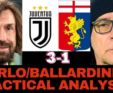 JUVENTUS:3-GENOA:1,ANDREA PIRLO TACTICS,PIRLO TACTICS,JUVENTUS TACTICS,PIRLO JUVENTUS TACTICS