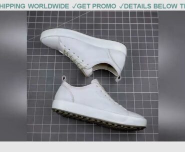 [DIscount] $64.9 Genuine Leather Men Golf Shoes Black White Classic Golf Sport Sneakers Brand Outdo