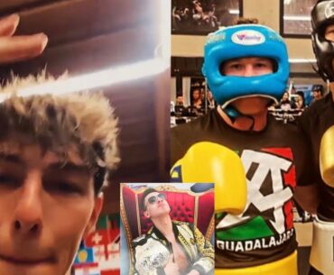 Taylor Holder vs Canelo Sparring Footage