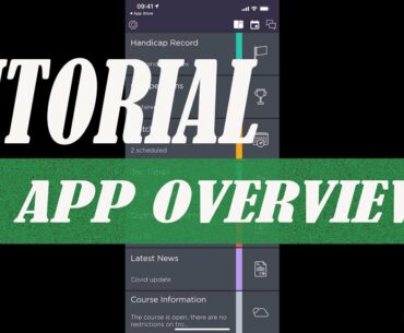 Flackwell Heath Golf Club Tutorial IG APP Overview