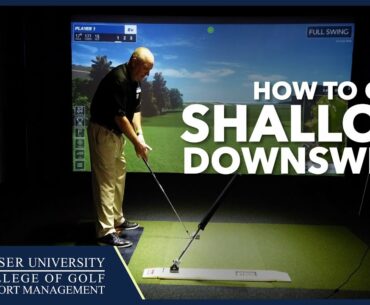Golf Drills to Get a Shallow Downswing