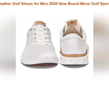 Promotion Genuine Leather Golf Shoes for Men 2020 New Brand Mens Golf Sport Sneakers Comfortable Le