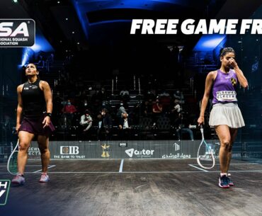 "Really entertaining, quality squash" - Hany v Elaraby - Black Ball Open 2021 - Free Game Friday