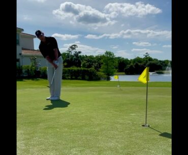 How to improve your chipping. Chipping off the green for fun. Would you? FLYT Golf. #golf #flyt