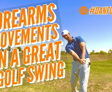 GOLF SWING : FOREARM MOVEMENTS IN A GREAT GOLF SWING