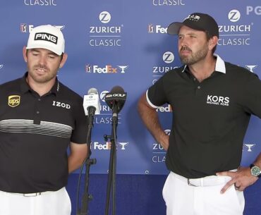 Louis Oosthuizen and Charl Schwartzel Sunday Flash Interview 2021 Zurich Classic of New Orleans