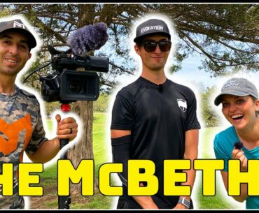 DYNAMIC DISCS OPEN PRACTICE ROUND! (W/ Paul McBeth and Hannah McBeth)