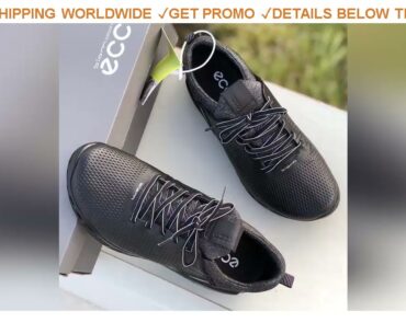 [Deal] $64.25 Genuine Leather Golf Shoes Men Breathable Walking Shoes Outdoor Size 39 45 Spikless G