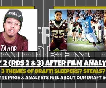 WFT DAY 2 PICKS! Analysis & Breakdown After Film Study! GEMS! How Pros Feel About Our Draft So Far!