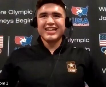 Spencer Woods 2021 Senior Nationals champion GR 87 kg