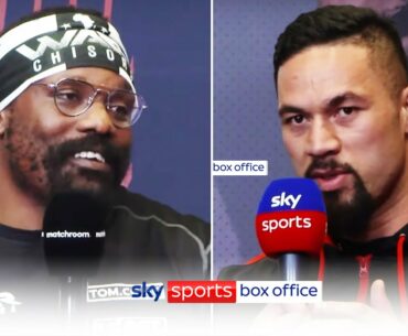 Derek Chisora & Joseph Parker come face-to-face before Saturday's heavyweight clash