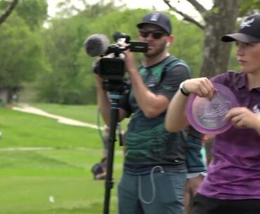 A.J. Risley interviews top finishers after the Dynamic Discs Open! (Rathbun, Dickerson, Young, King)