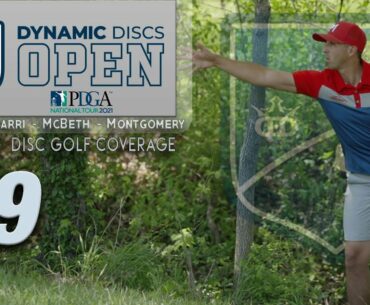 2021 Dynamic Disc Open | RD2 F9 | MPO3 | Rosak, Ulibarri, McBeth, Montgomery