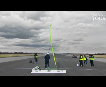 Golfer Marcus Armitage lands ball in moving car and breaks world record