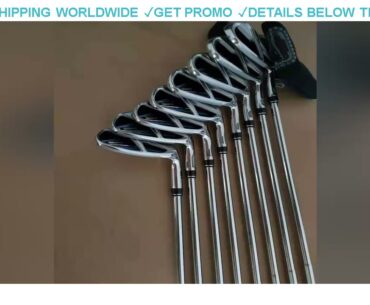 [Promo] $228 Golf Clubs SIM MAX Irons  Golf Iron Set 4 9APS R/S/SR Flex Graphite /Steel Shaft With