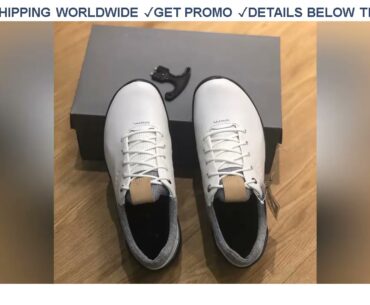 [DIscount] $84.99 Spikes Golf Shoes Professional Men Waterproof Golf Shoes with Spikes Comfort Man