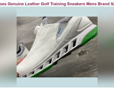 Promotion Men Golf Shoes Genuine Leather Golf Training Sneakers Mens Brand Sport Trainers for Golfi