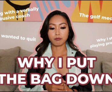 Why I Quit Playing Professional Golf