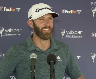 Dustin Johnson Friday Flash Interview 2021 Valspar Championship