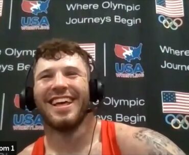 Jaydin Eierman 2021 Senior Nationals champion 65 kg MFS