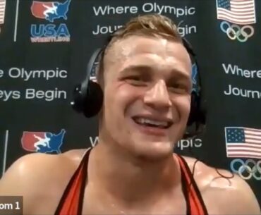 Hayden Hidlay 2021 Senior Nationals champion 74 kg MFS